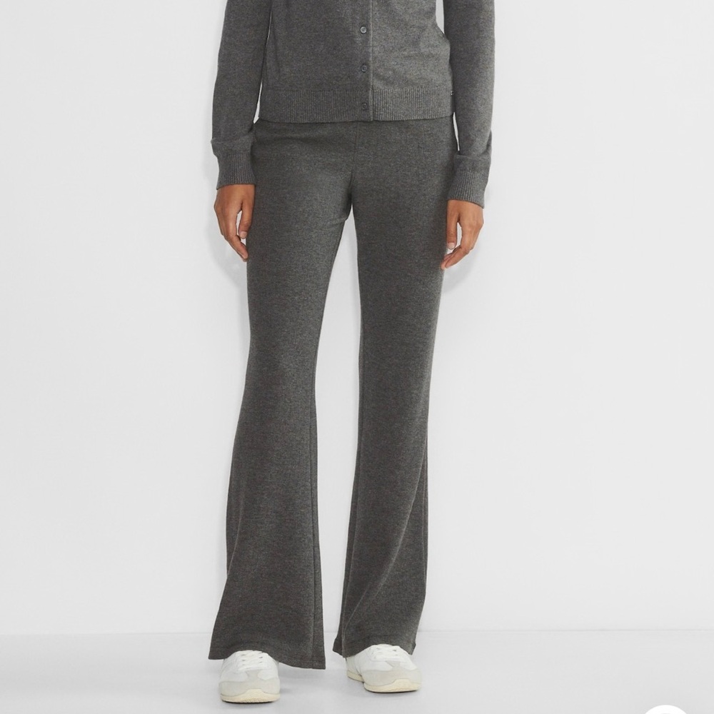 aritzi Charcoal Gray baby waffle pants